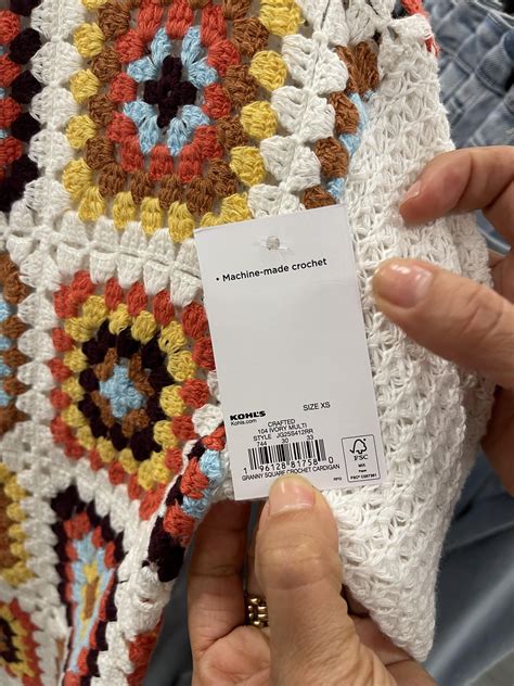 machine replicated crochet